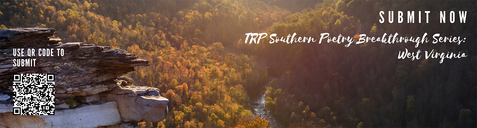 SUBMIT NOW - TRP Southern Poetry Breakthrough Series - West Virginia